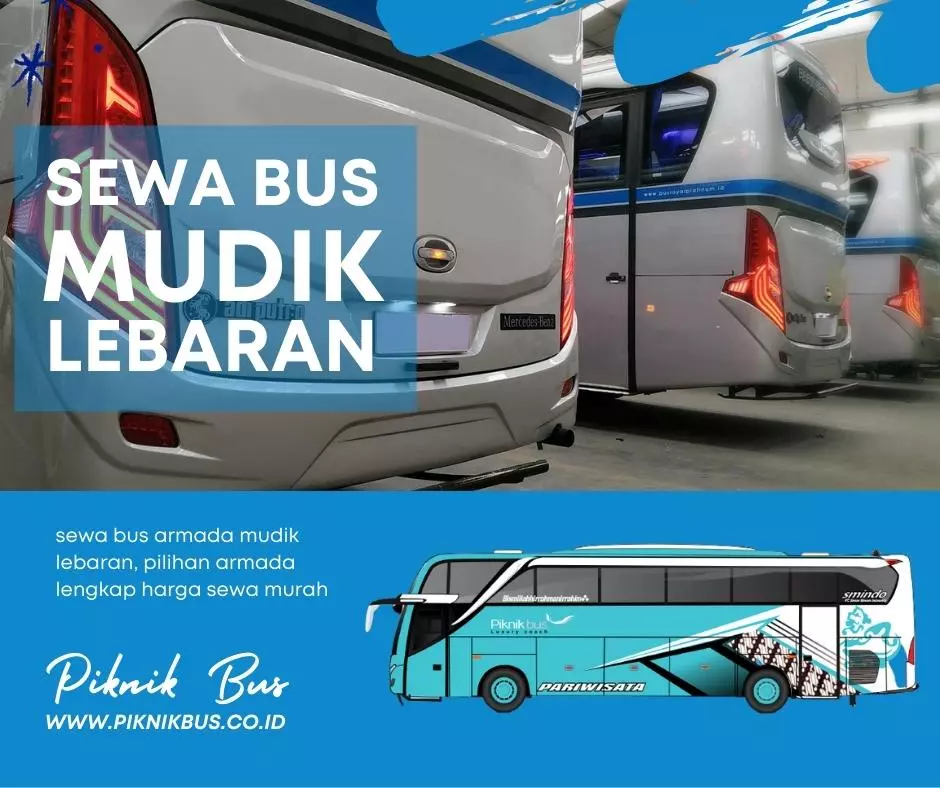 sewa bus mudik lebaran murah